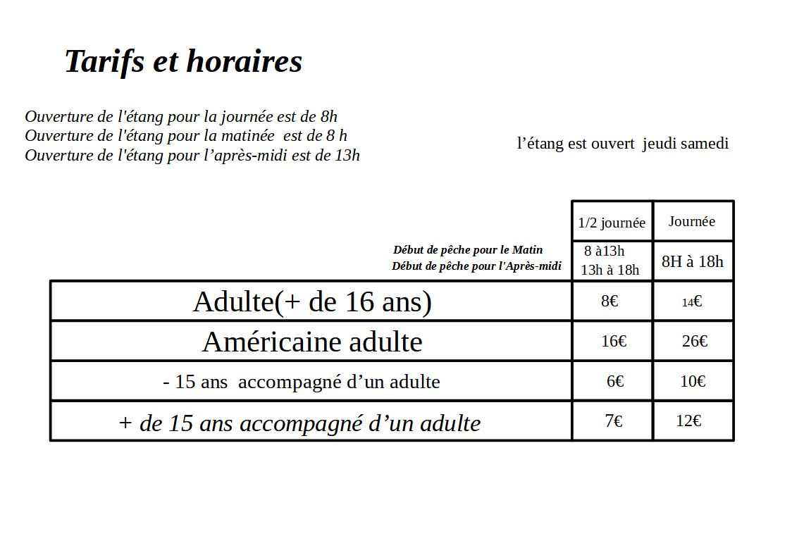 tarif